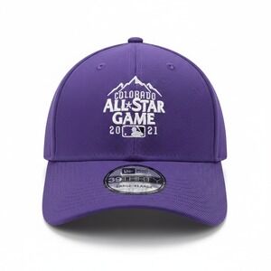 New Era 39THIRTY Colorado All-Star Game 2021 MLB Hat Purple L/XL Stretch Fit